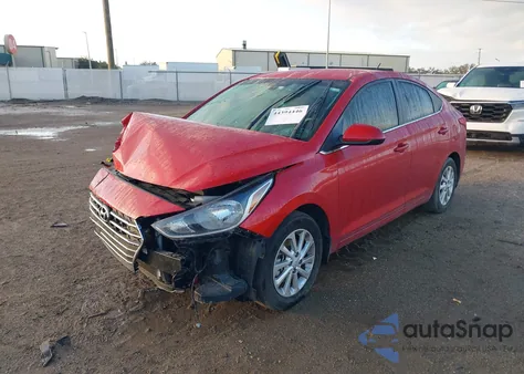 2022 Hyundai Accent Sel z USA, uszkodzony, nr VIN 3KPC24A68NE156576